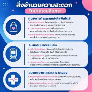 ที่พักใกล้รถไฟฟ้าสายสีชมพู